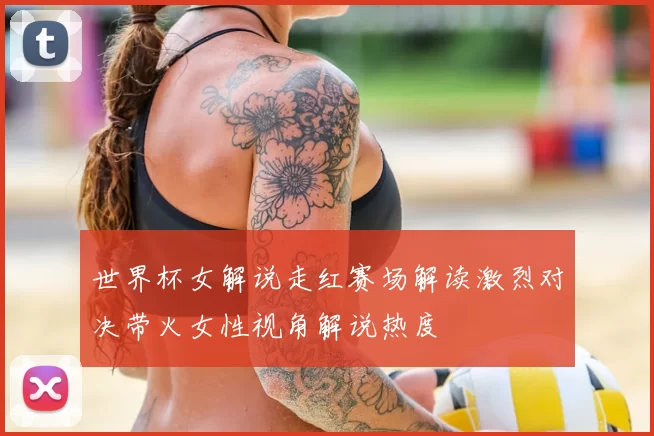 世界杯女解说走红赛场解读激烈对决带火女性视角解说热度